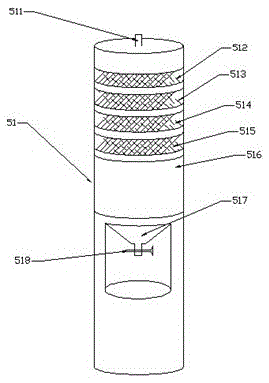 Domestic sewage purification device