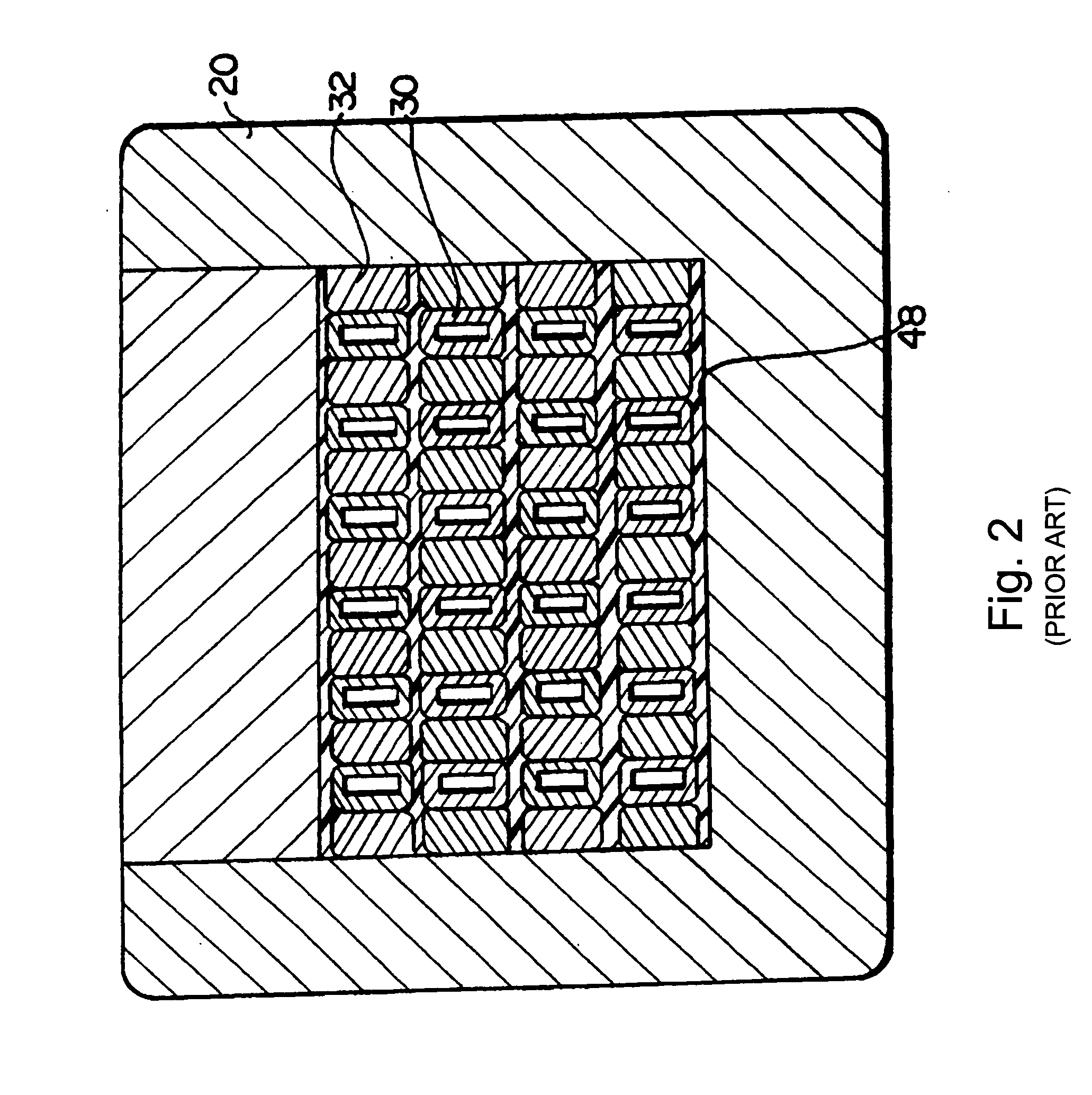 Epoxy spray lining for liquid-cooled generator stator bar clips