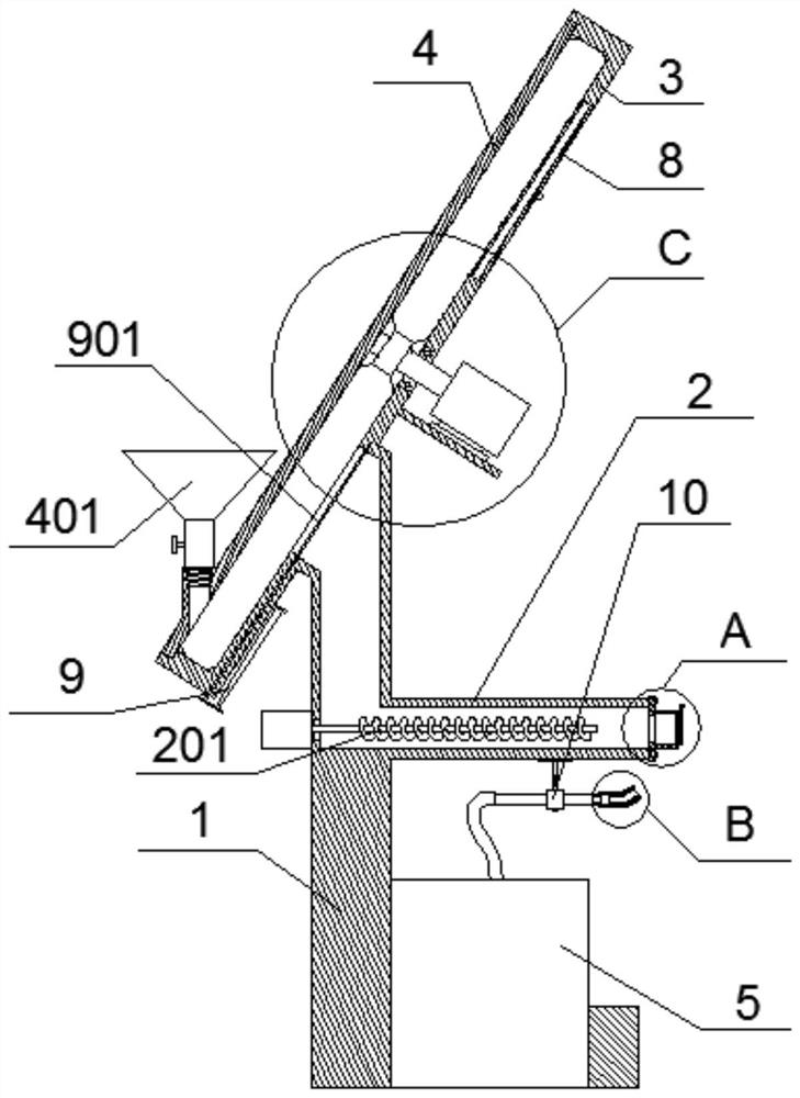 Turntable type processing equipment for polymer material production