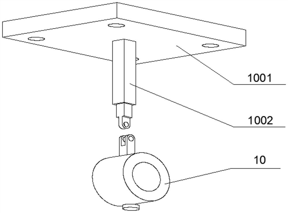 Turntable type processing equipment for polymer material production