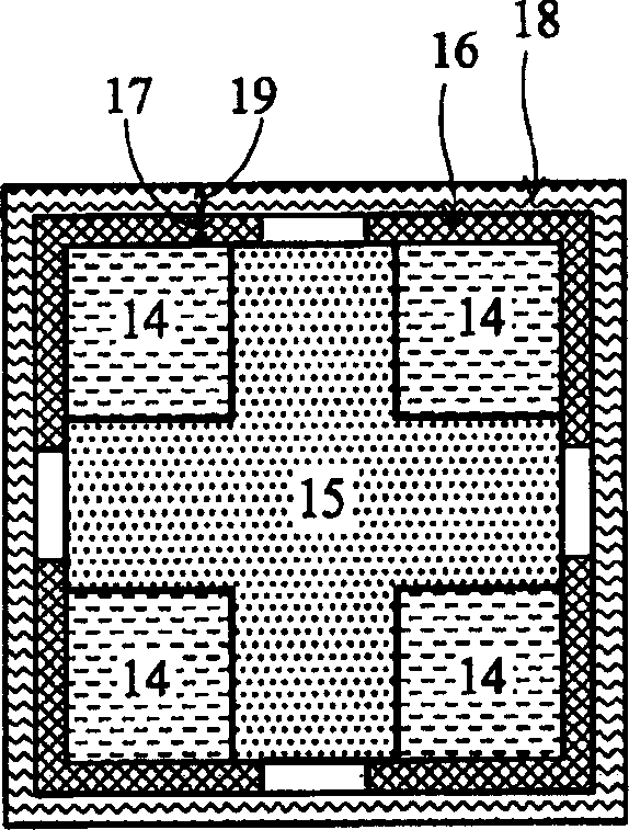 Alignment detection structure and alignment offset detection method