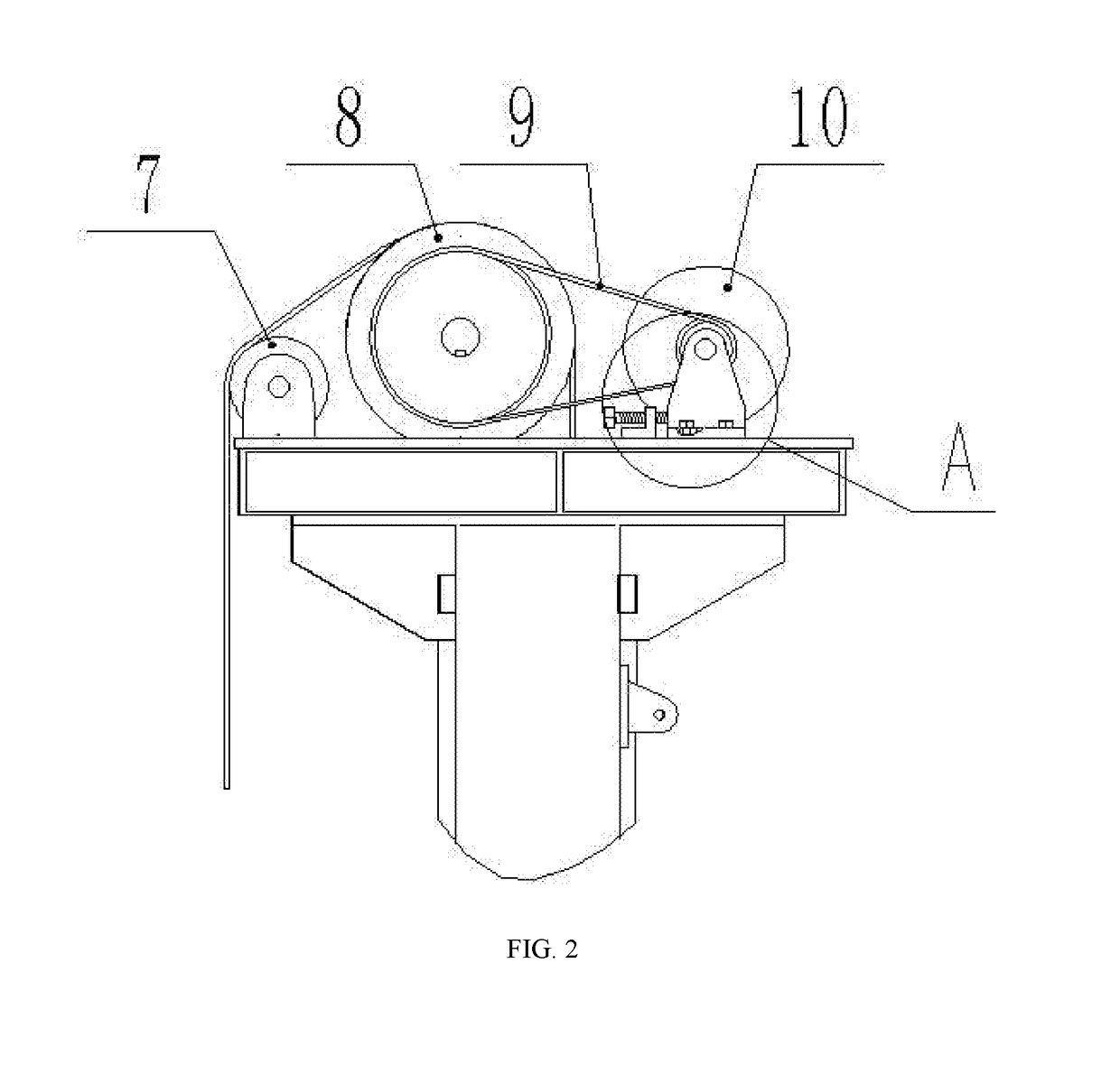 Non-beam Pumping Unit with a Motor Output Shaft Righting Device