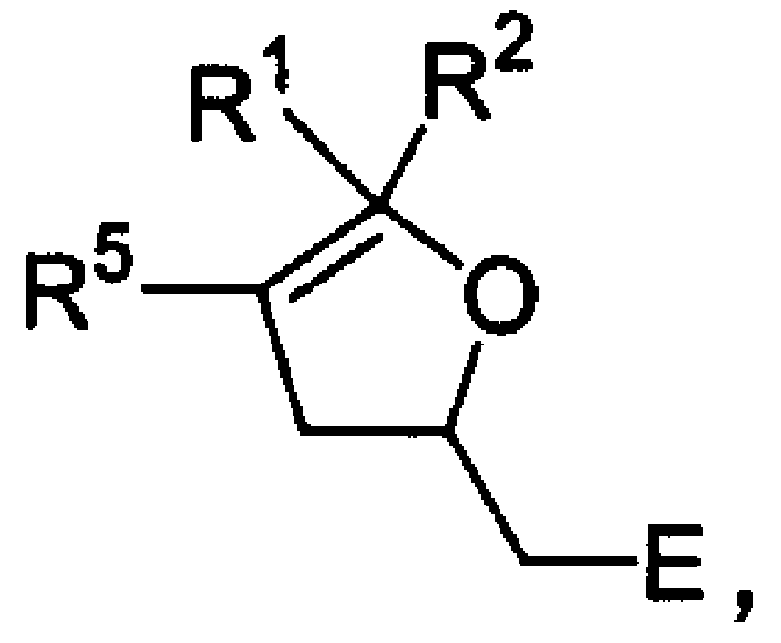 Dihydrofuran heterocyclic compounds and synthesis process thereof