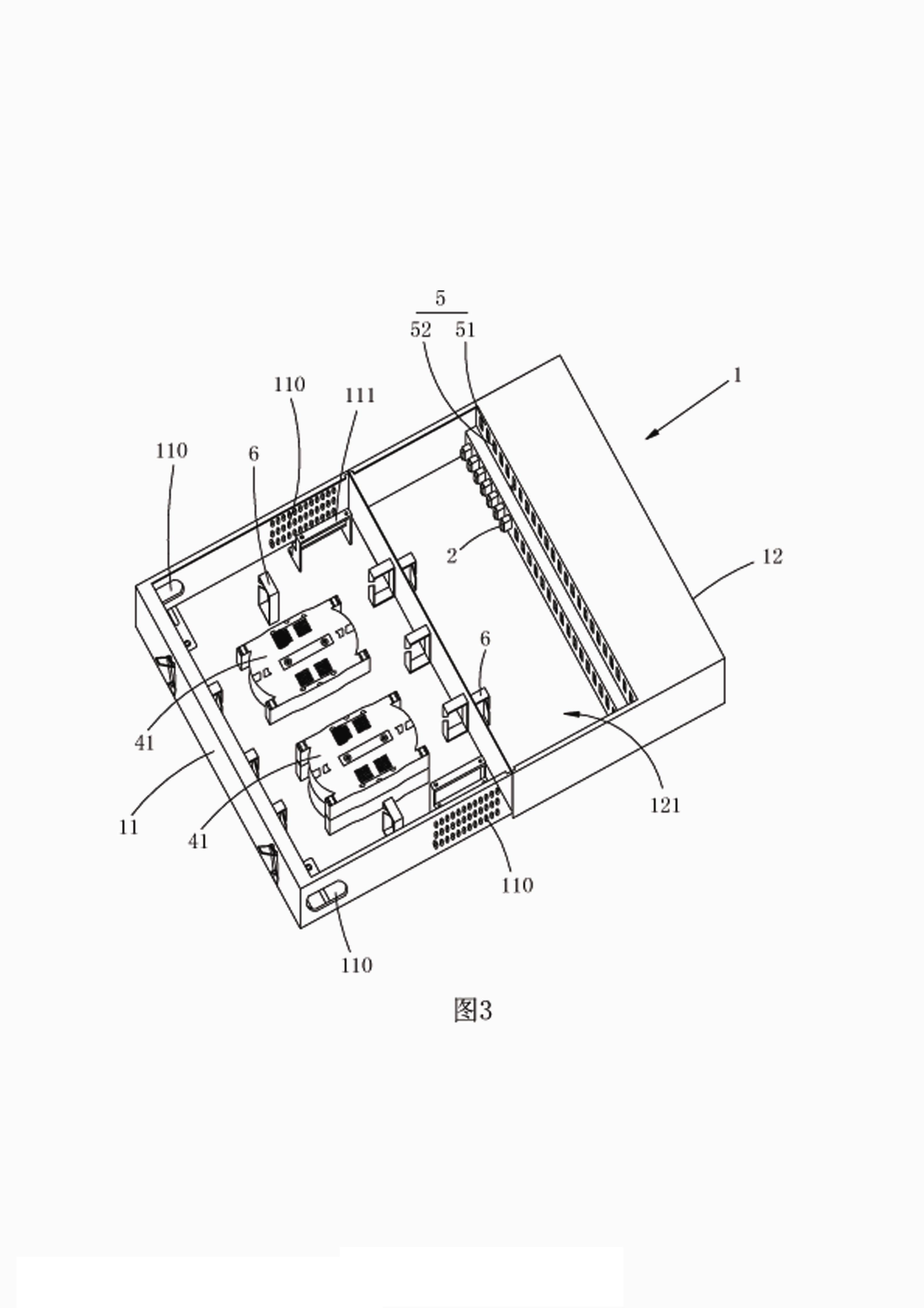 Box for wall-hanging two-layer optical splitting box and optical splitting box