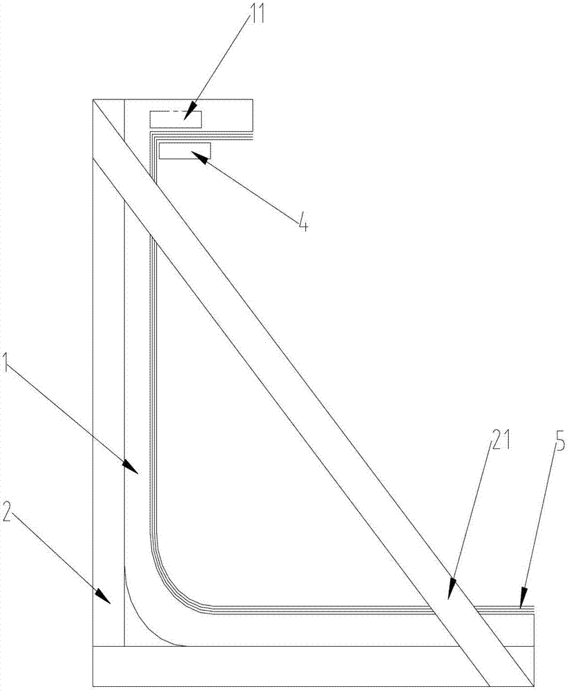 Die with turn-up electromagnet pressing block