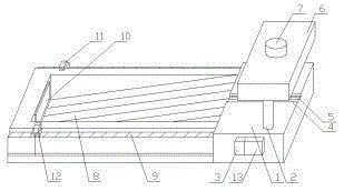 Fixed-length water jet cutting machine for metal pipe