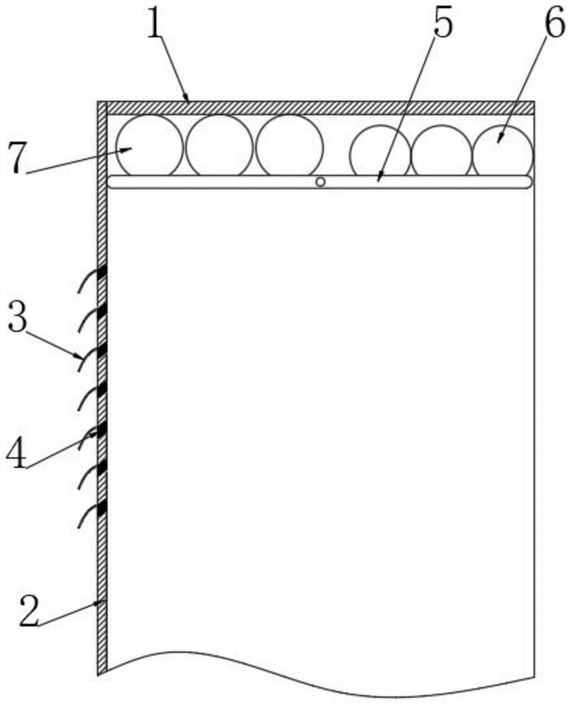 Gas-heat inclined drainage type condensation-removing switch cabinet