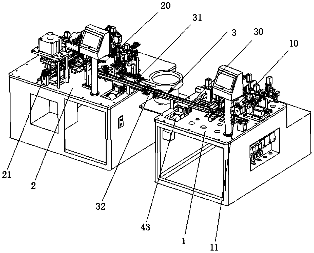 Full-automatic button switch assembling machine