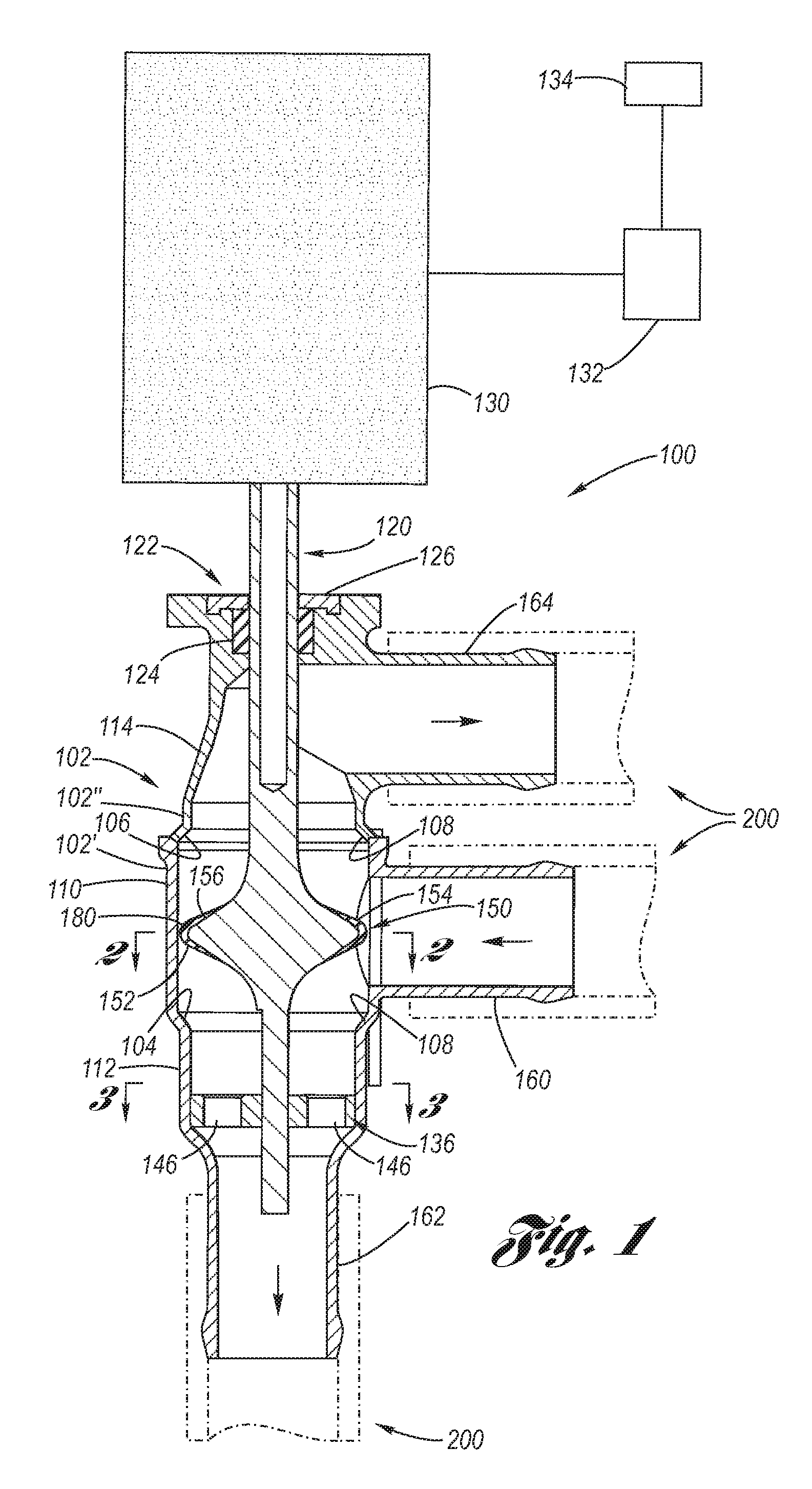 Drive System For An Electro-Mechanical Three-Way Dual Seat Valve