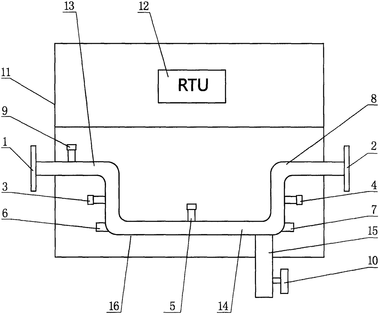 Single well metering method and device