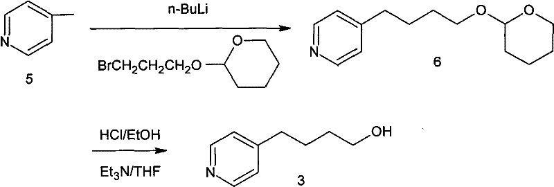 Method for preparing tirofiban hydrochloride intermediate