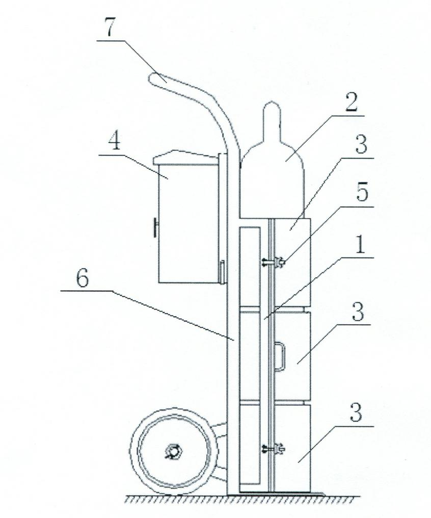 Automatic heating and aerating device of sulfur hexafluoride cylinder