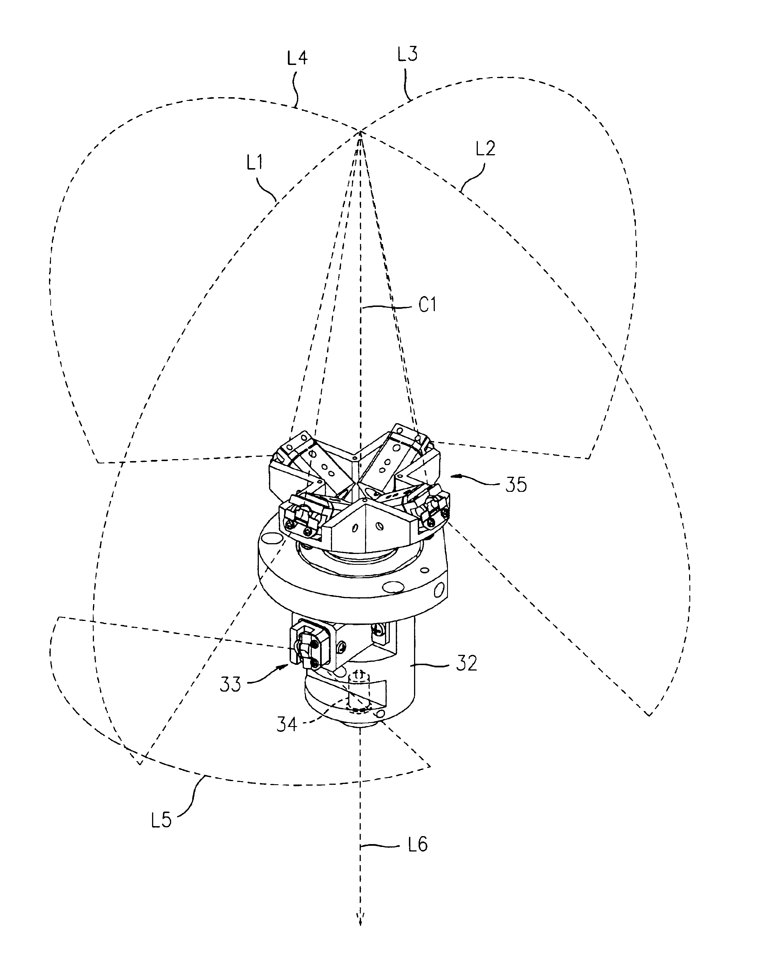 Multidirectional laser indicator