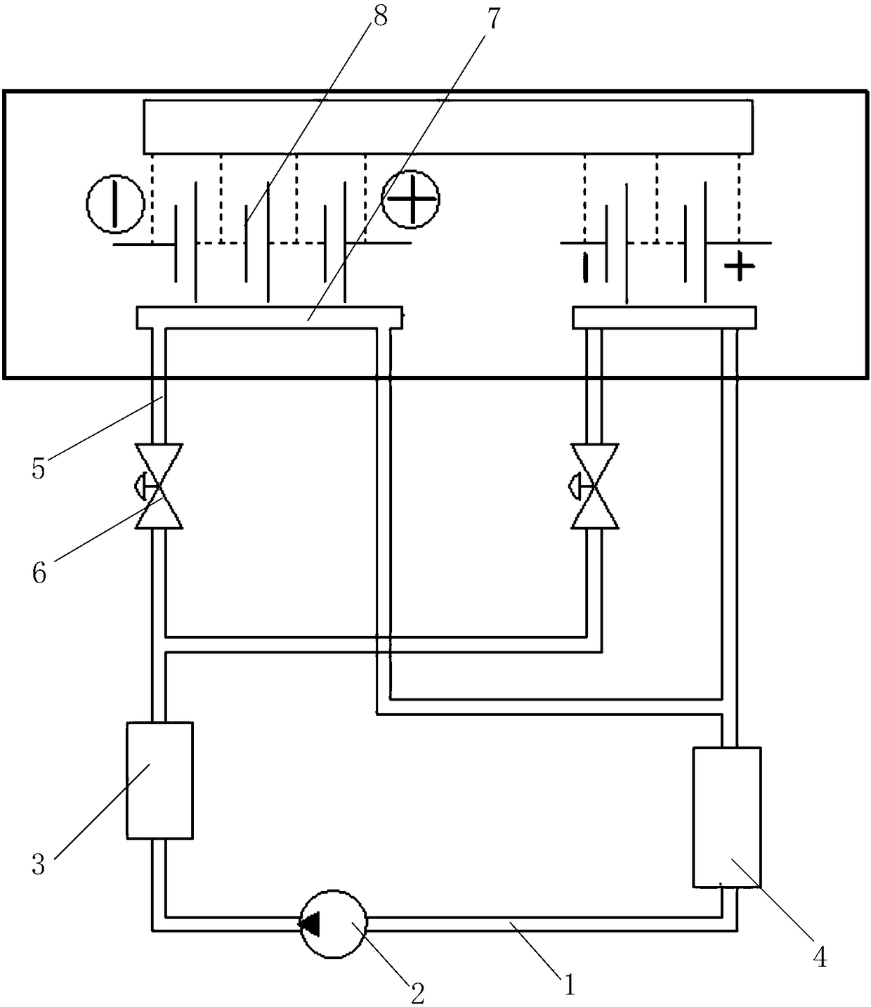 Thermal management system for battery pack, and battery pack