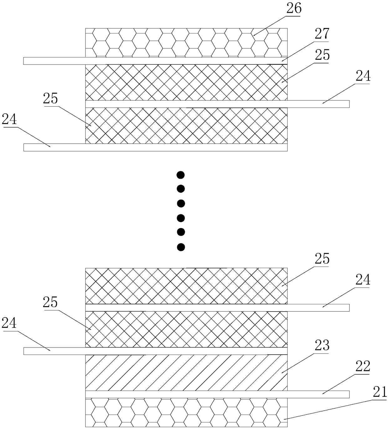 A kind of sheet laminated all-solid-state supercapacitor and preparation method thereof