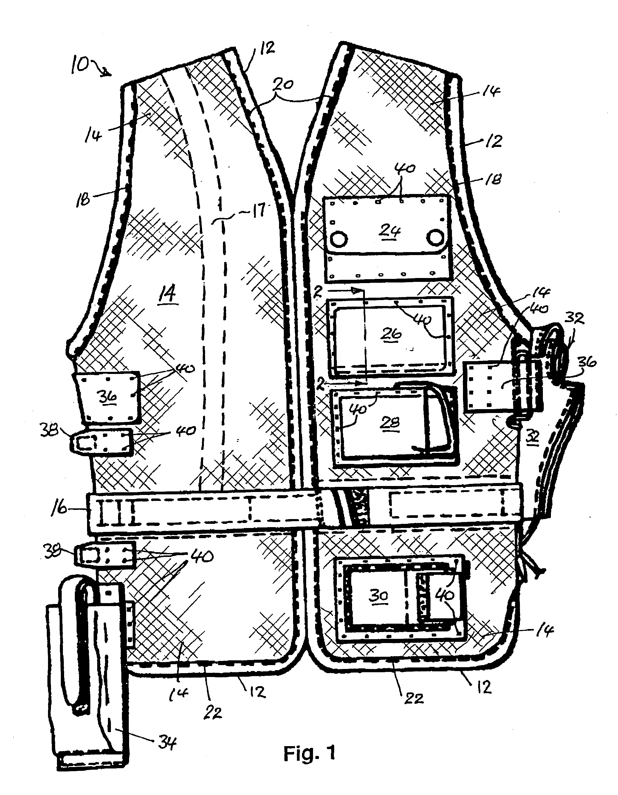 Load carrying assembly