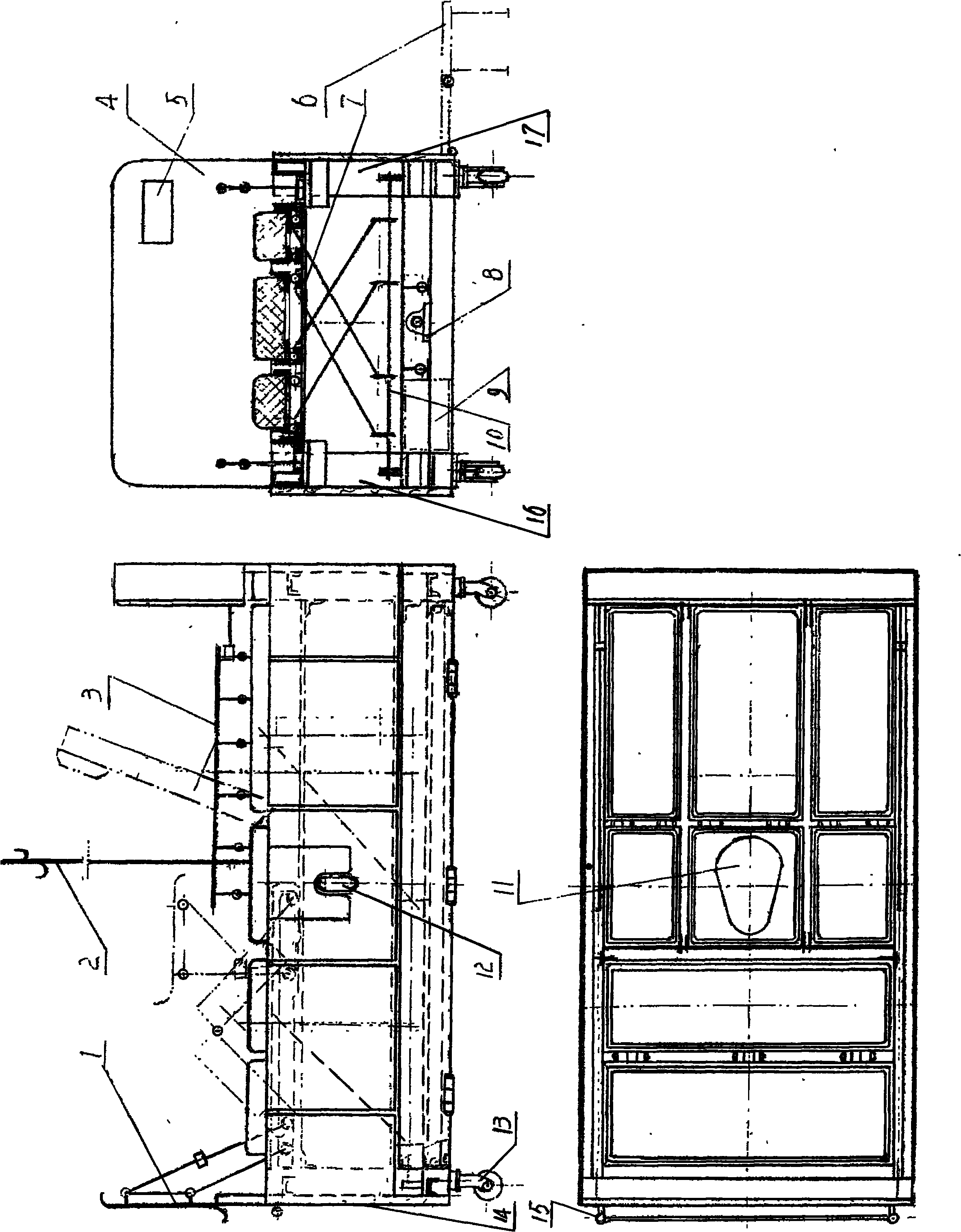 Program-controlled full-automatic turning defecation bed