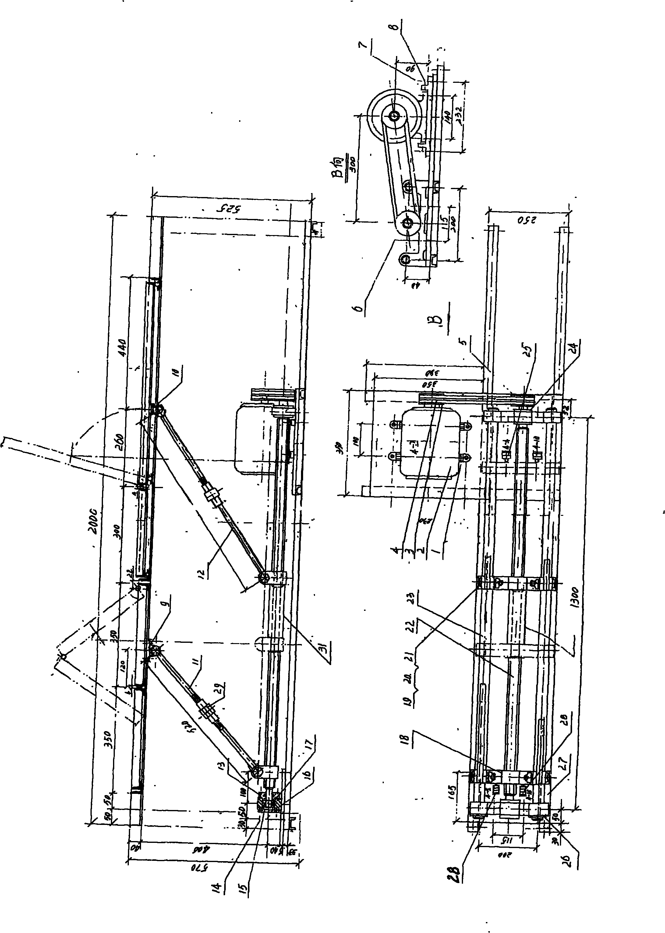 Program-controlled full-automatic turning defecation bed