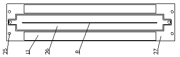 Production system and method of abdominal pad with X-ray tracing line