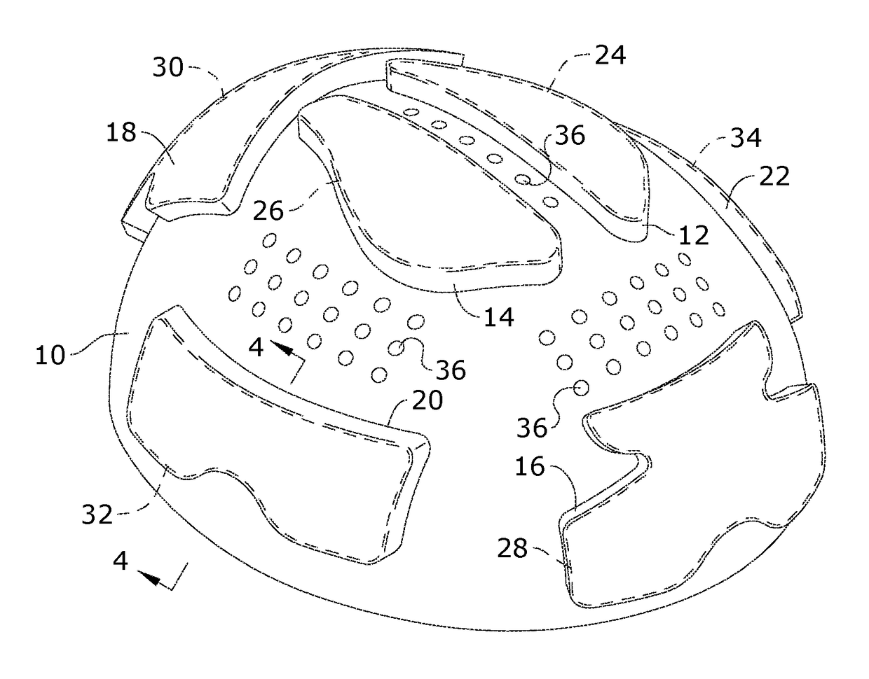 Lightweight protective headgear