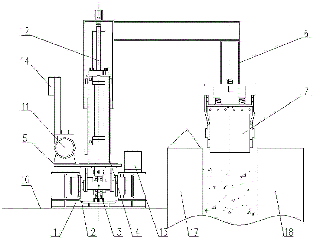 Scraping and compacting mechanism for floating coal and its application method