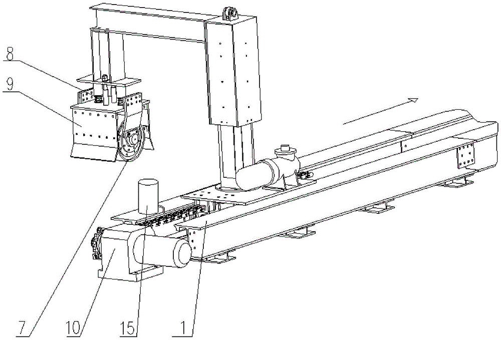 Scraping and compacting mechanism for floating coal and its application method