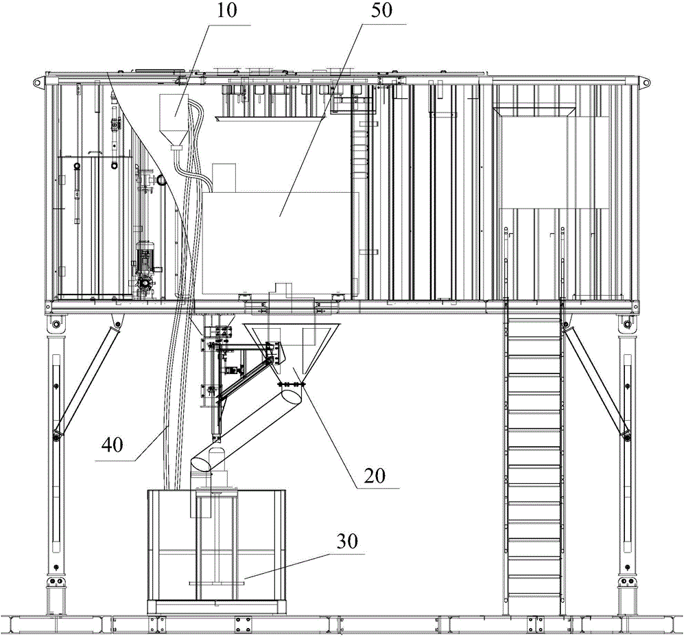 Wastewater recycling system and mixing station