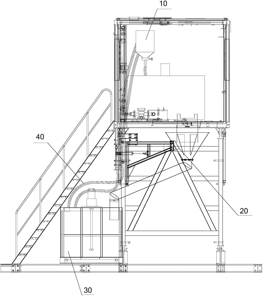 Wastewater recycling system and mixing station