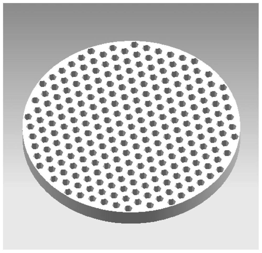 A kind of slurry direct writing molding method of honeycomb diamond tool