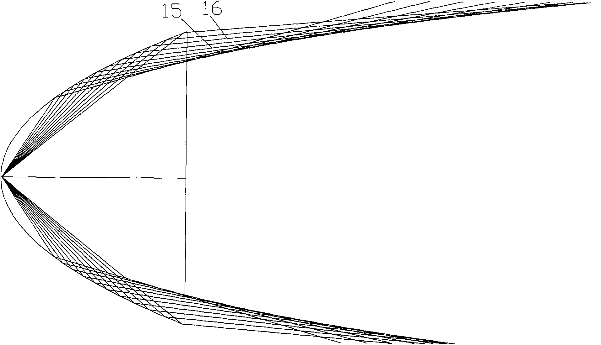 LED light focusing and flooding lamp