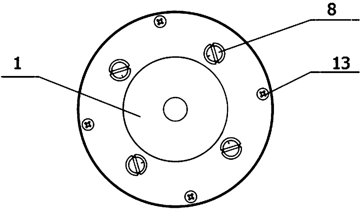 Force feedback flexible floating grinding power head and use method thereof