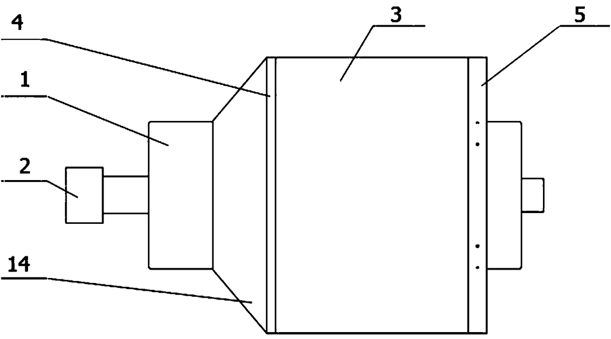 Force feedback flexible floating grinding power head and use method thereof