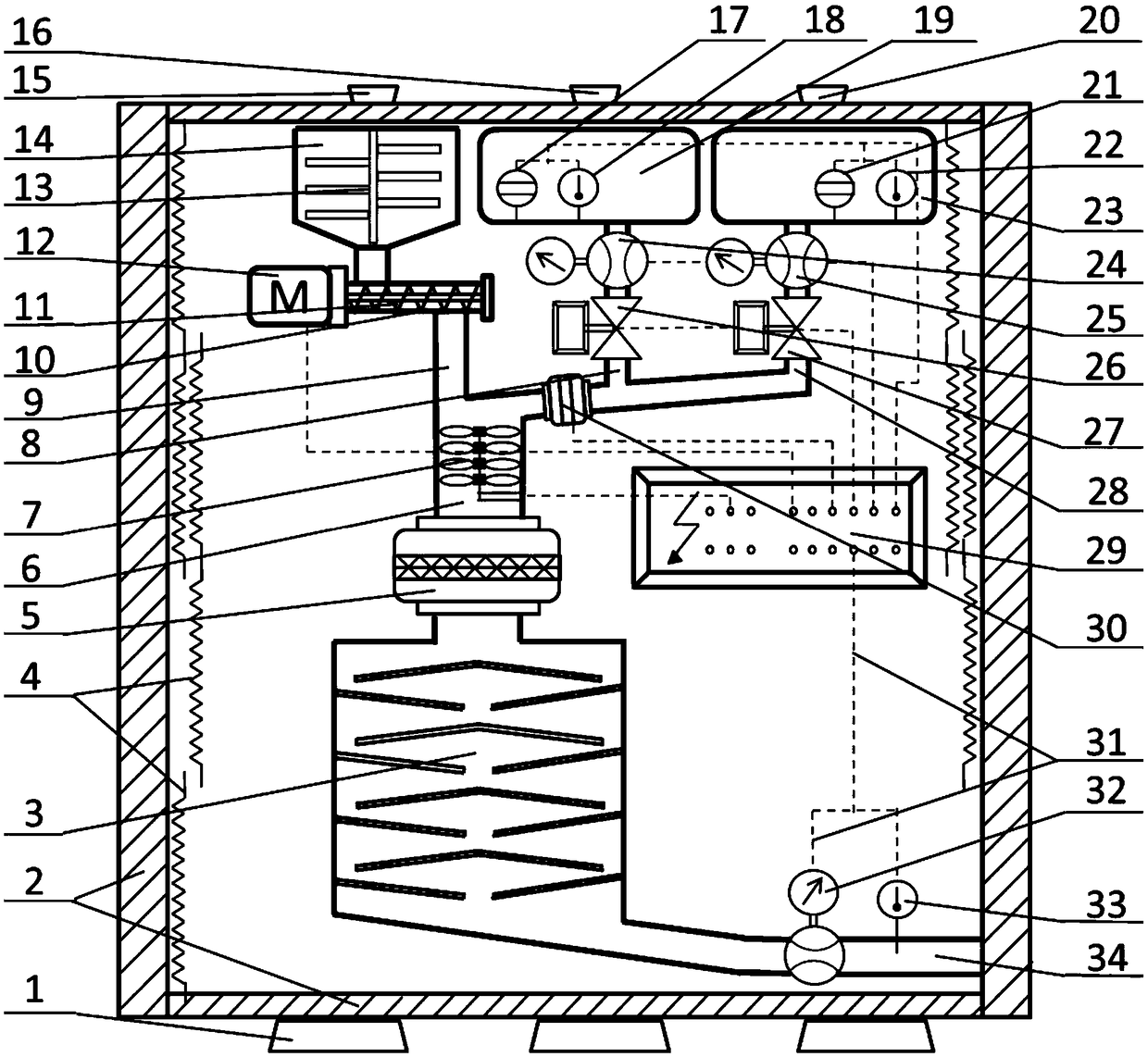 A continuous real-time control device for polishing fluid performance