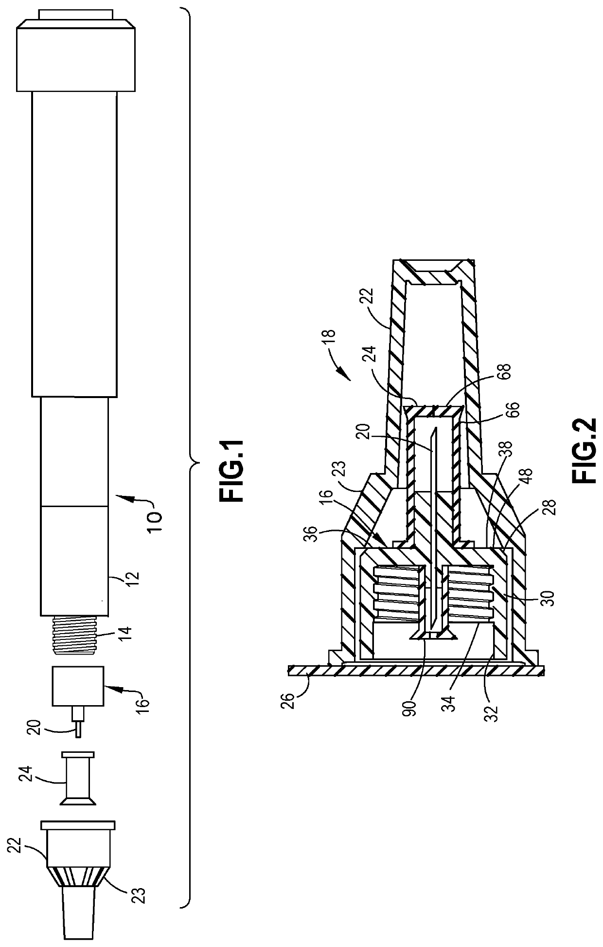 Retractable sleeve for pen needle assembly