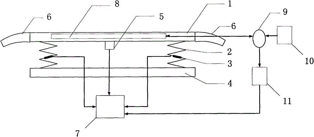 Comprehensive online real-time detection and control system for optical fiber pantograph