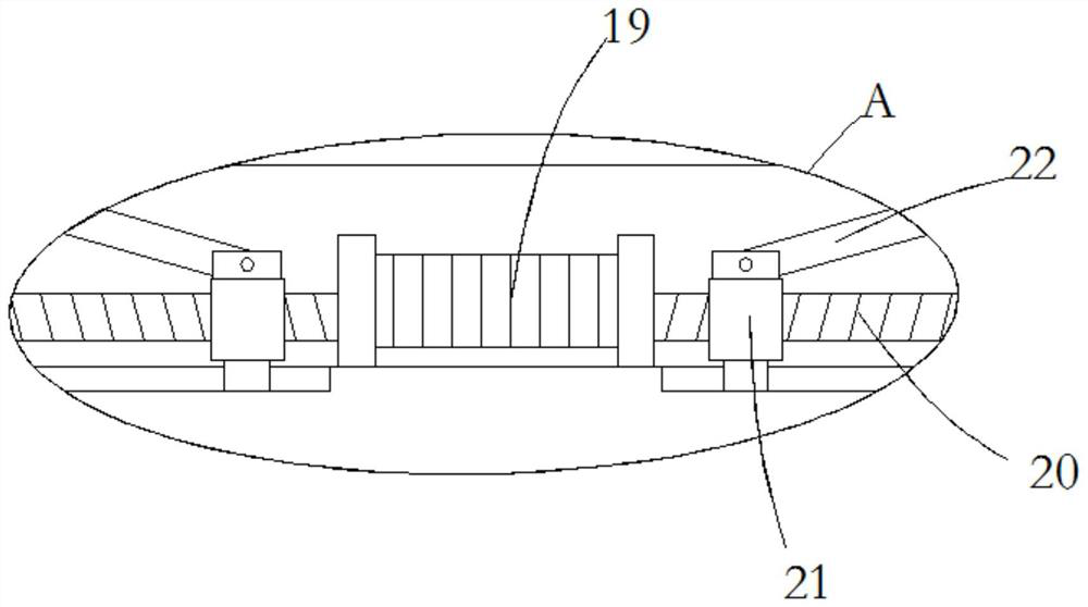 Magnesium alloy plate stamping device