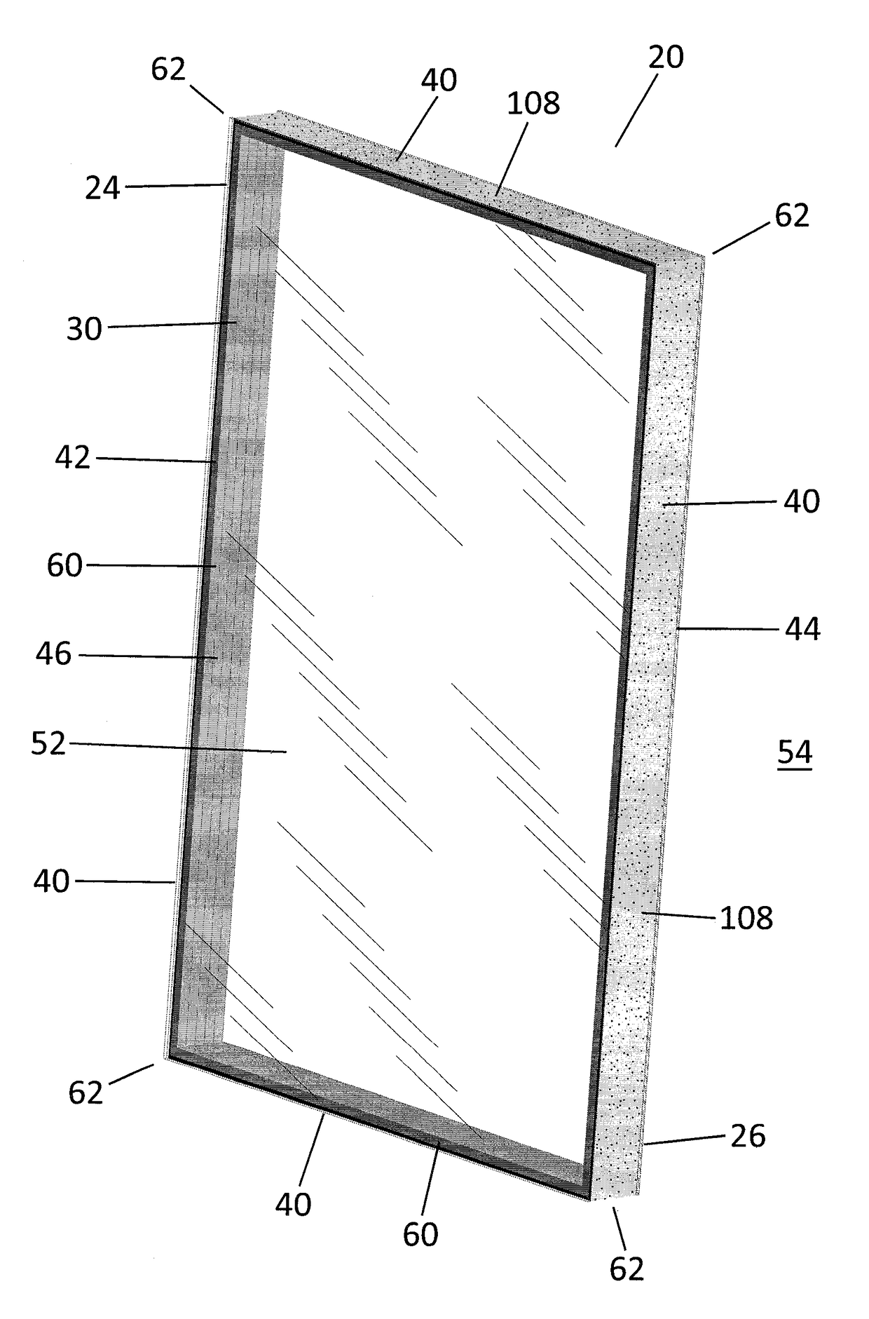 Pressure compensated glass unit