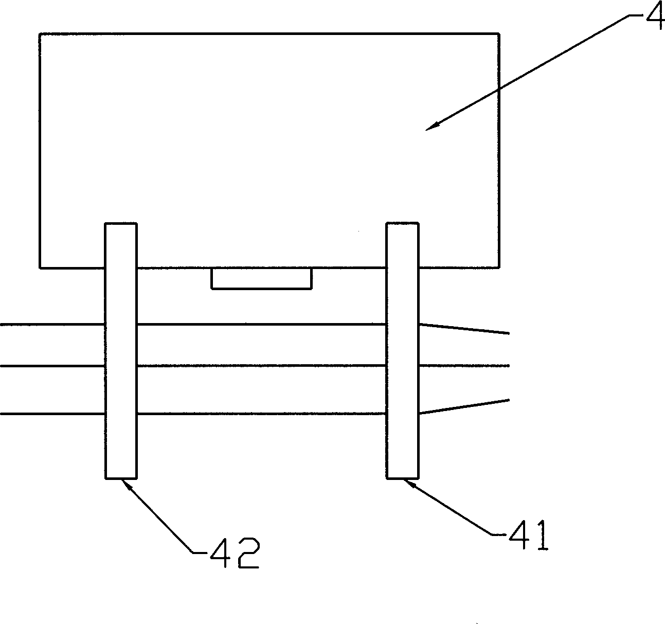 Tyre belt layer extrusion method production process and equipment