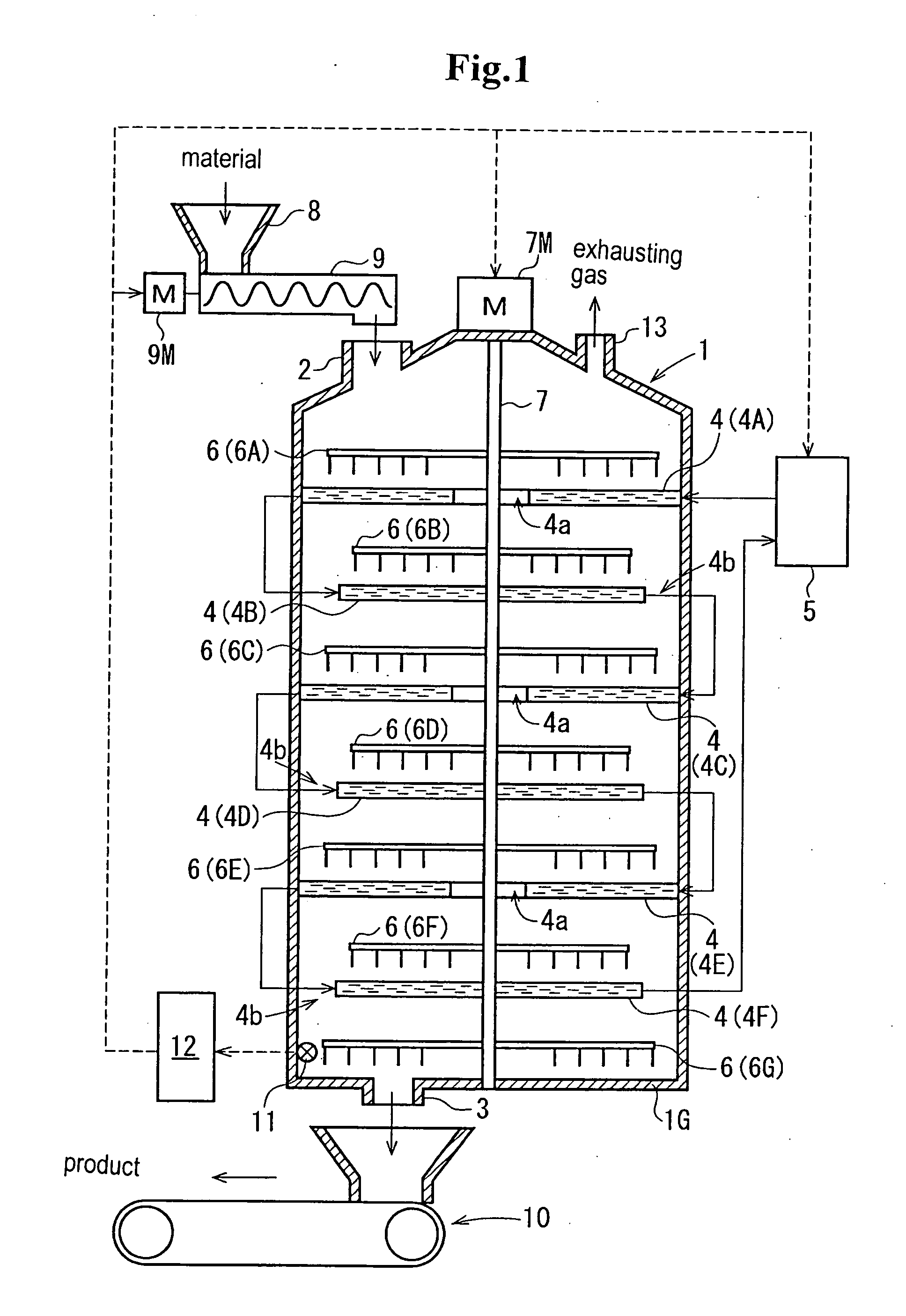 Apparatus and method for producing matured compost-like material