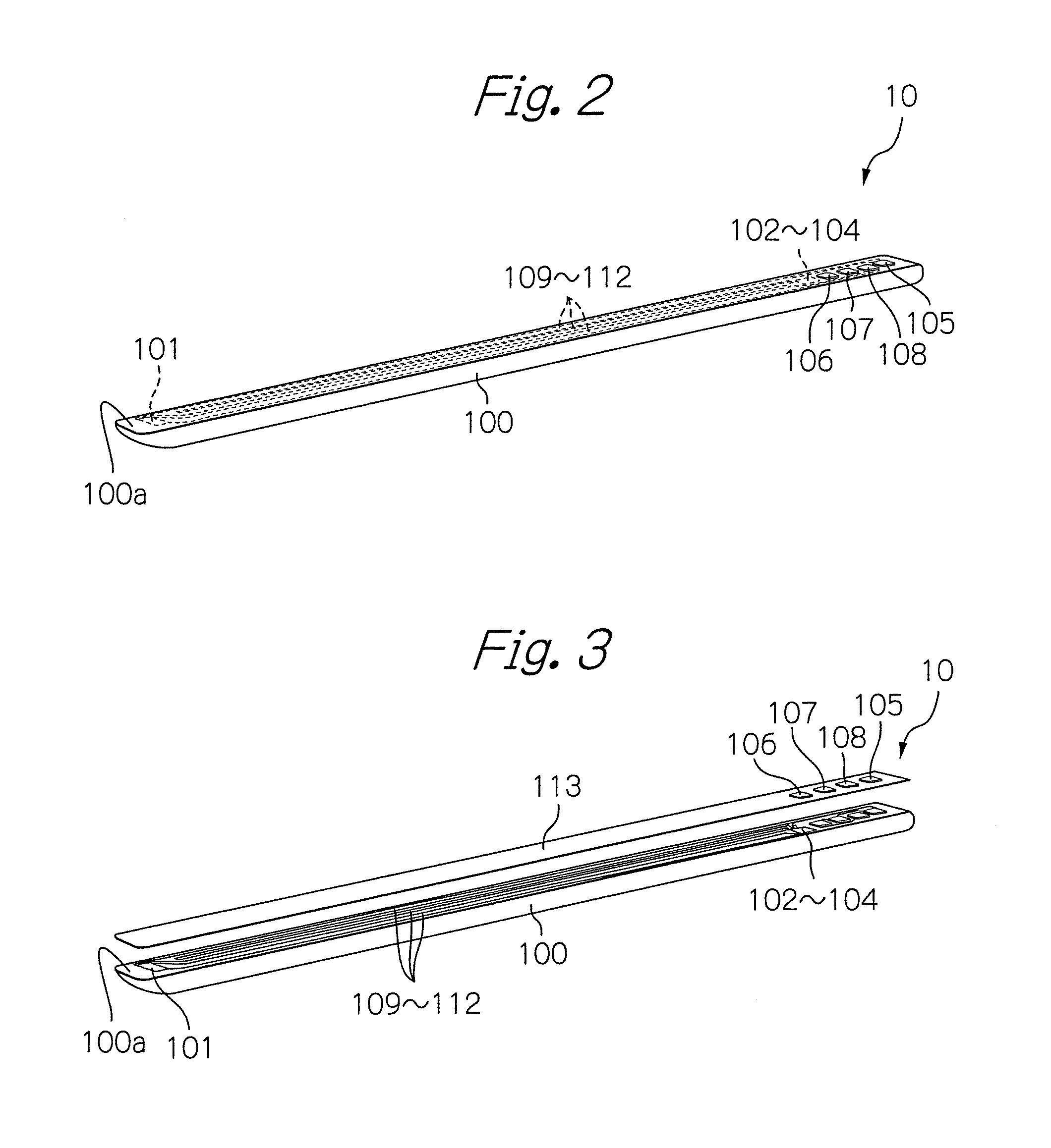 Magnetic sensor with needle-shaped detecting part