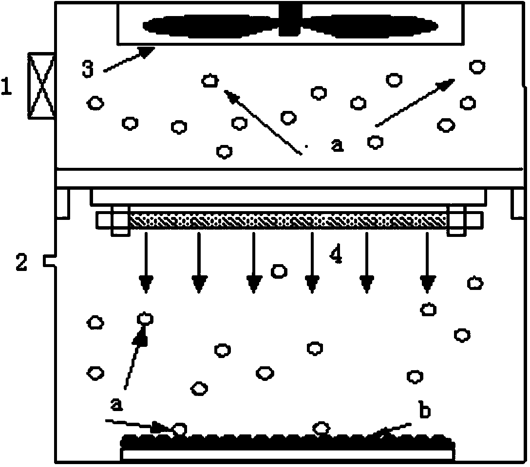 TiO2 photocatalysis coating for degrading formaldehyde gas and preparation method thereof