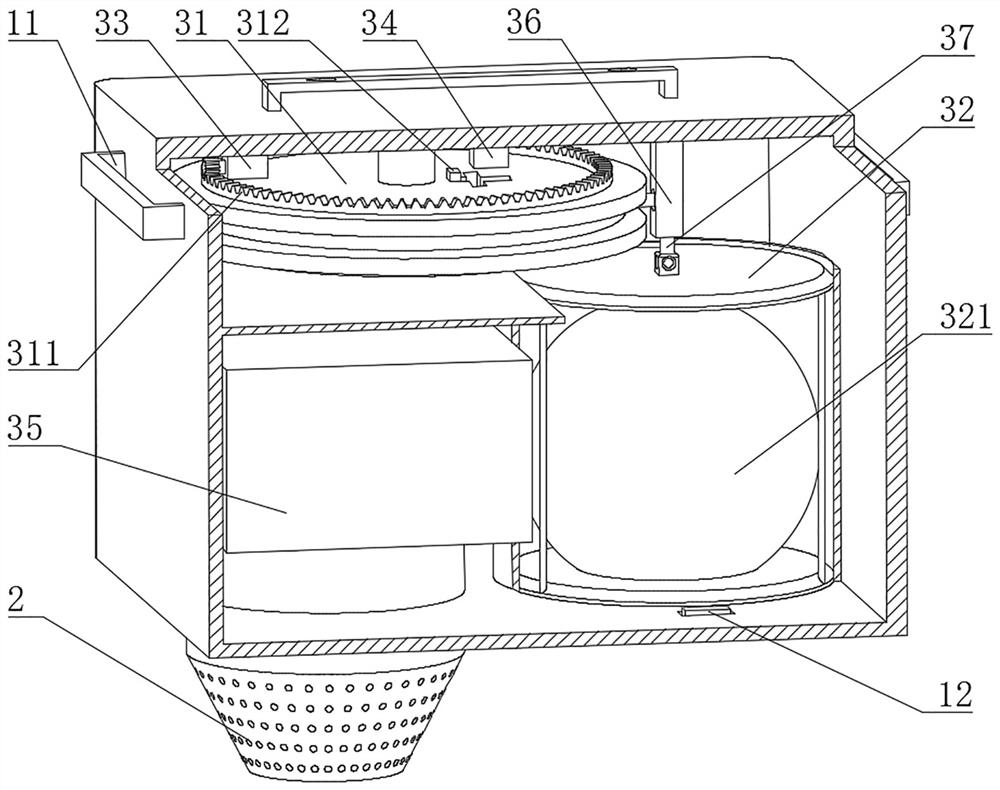 Building fire alarm device