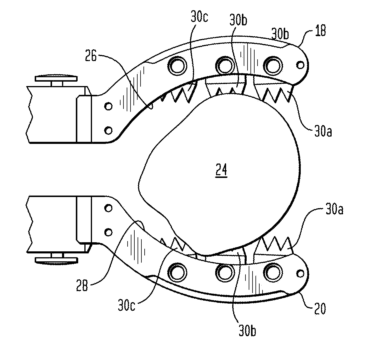 Automatically adjusting patella cutting guide