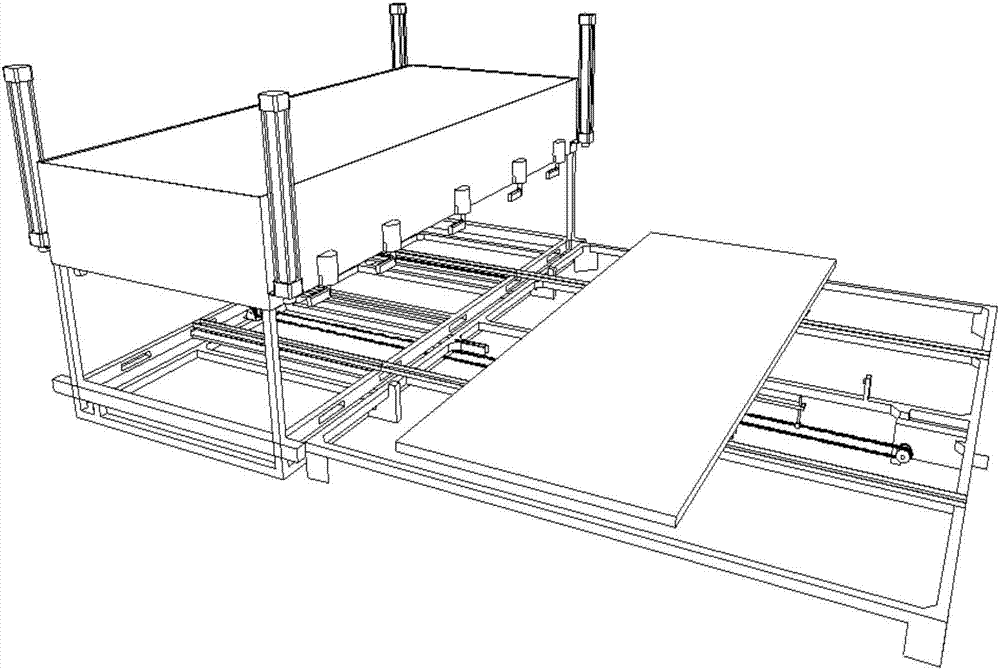 Automatic in-out and lifting mechanism of block ice machine