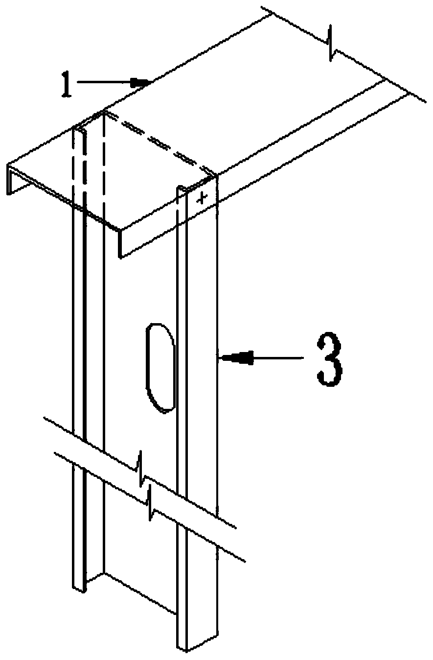 Structural form of bearing wall and floor cover of cold-formed thin-walled steel house