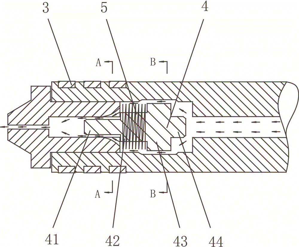 Pressure-maintaining hot runner nozzle