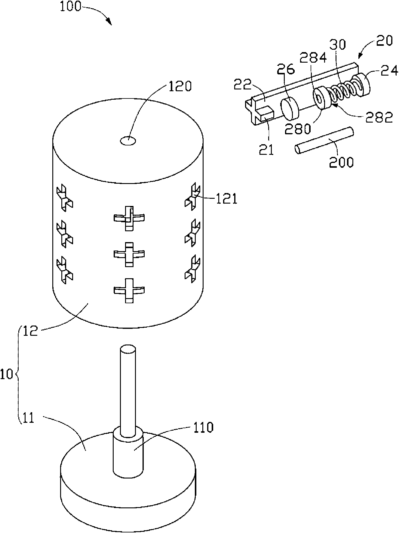 Dispergation device and dispergation method thereof