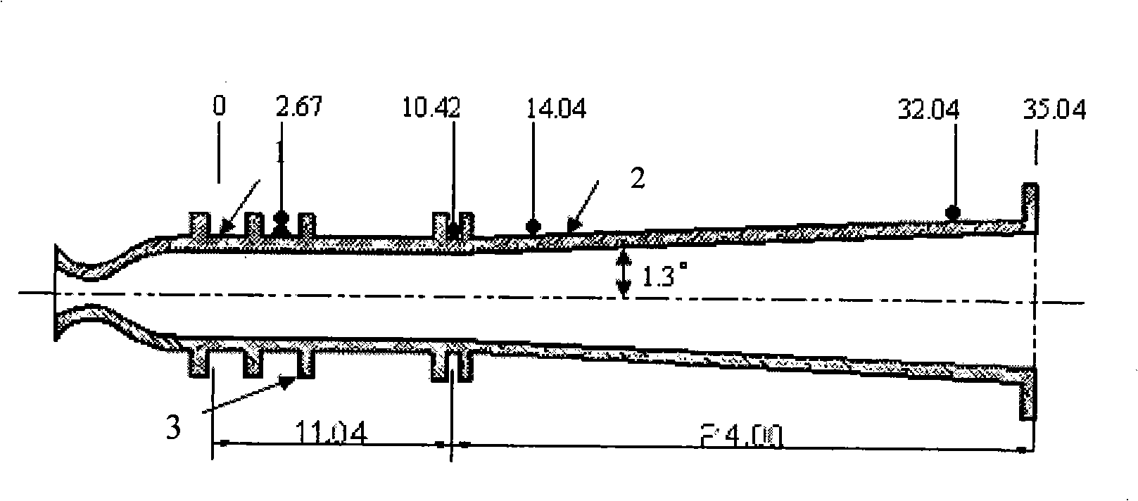 One-dimensional evaluation method of combustion efficiency for scramjet engine