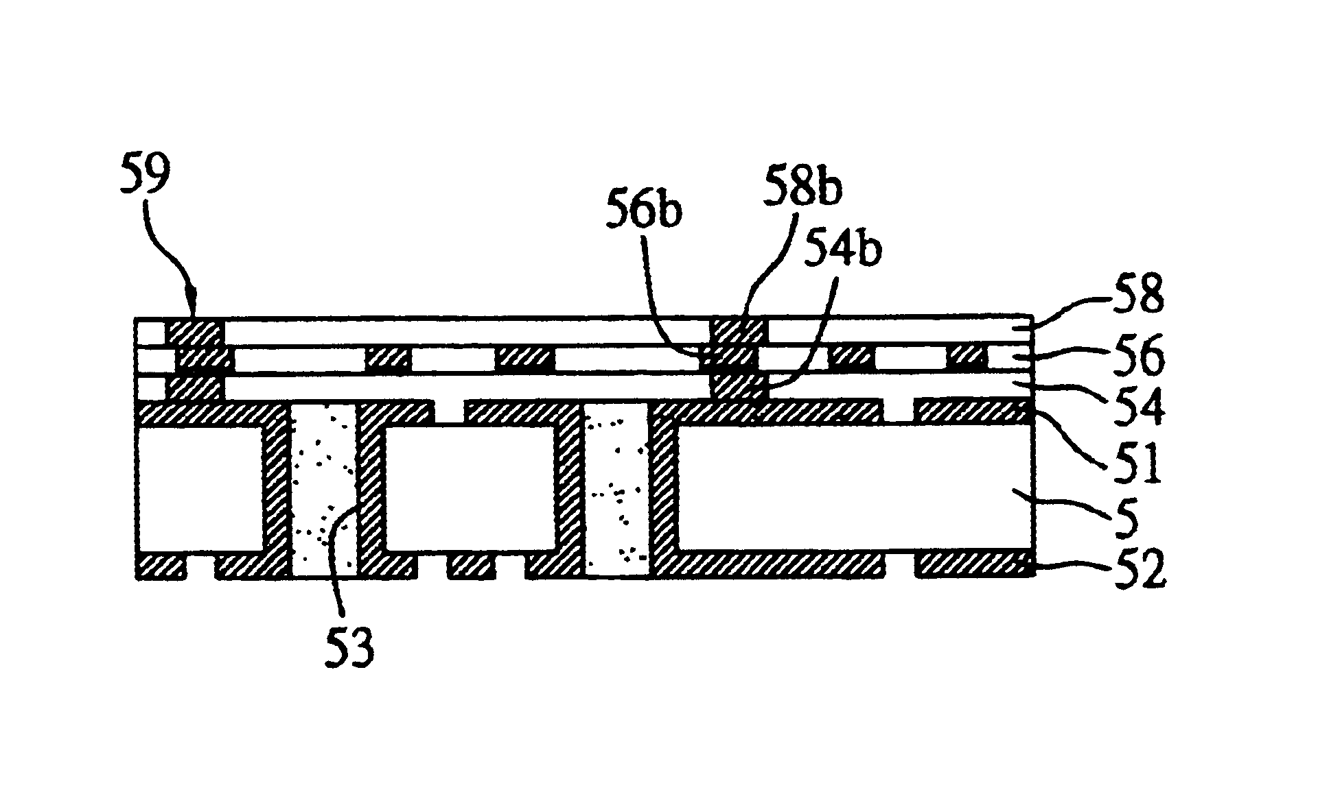 Substrate with stacked vias and fine circuits thereon, and method for fabricating the same