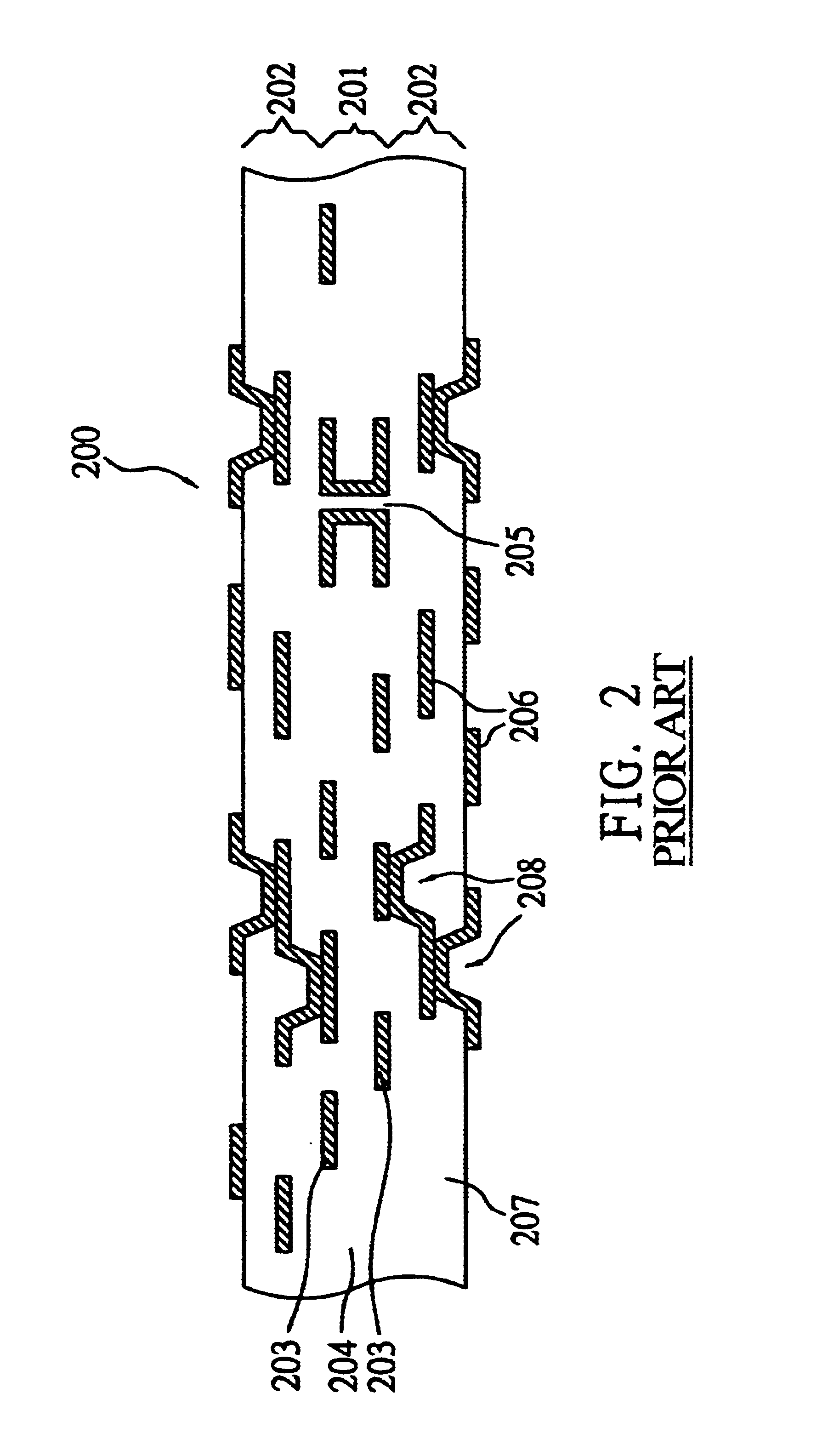 Substrate with stacked vias and fine circuits thereon, and method for fabricating the same